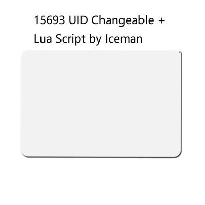 15693 μεταβλητά GEN2 πλαστικά Rfid κάρτα UID και χειρόγραφο Lua από Iceman