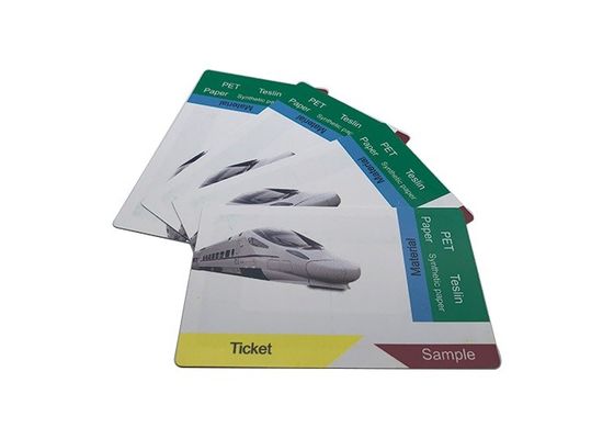 Τσιπ Rfid Ultualight EV1 εισιτήριο καρτών 13,56 MHZ με το υλικό PVC/εγγράφου