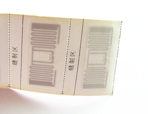 Μικρό παθητικό RFID UHF που υφαίνεται κολλά τις ετικέτες στο σύστημα καταλόγων