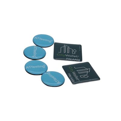 Nfc παθητικές ετικέττες μετάλλων αυτοκόλλητων ετικεττών αντι με τις μικρότερες NFC ετικέττες τσιπ 215 216 για το μέταλλο