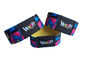 Writable PVC αριθμών 13.56MHz Wristband UID υφάσματος Rfid NFC με την εκτύπωση λογότυπων