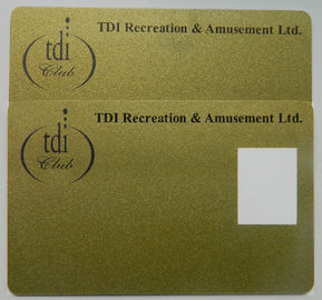 Έξυπνη κάρτα ISO 14443A NXP HF RFID, συν (σ) 4K την κάρτα PVC 4bytes με τη μεταλλική εκτύπωση