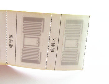 RFID Labe υφαμένη UHF ετικέτα εγγράφου ετικεττών ISO18000-6C κενή για τη διαχείριση ενδυμασίας, αντι-μετρητής ενδυμασίας