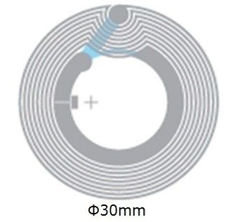 Dia 33mm Inlay της PET HF RFID υγρό με RFID κλασικό τσιπ ®/ SLI/NFC