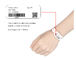 Ασθένειας μίας χρήσης ιατρική ζώνη PVC Wristband μαλακή με το τσιπ NFC Rfid στο νοσοκομείο